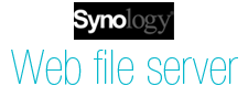 Synology Web file server
